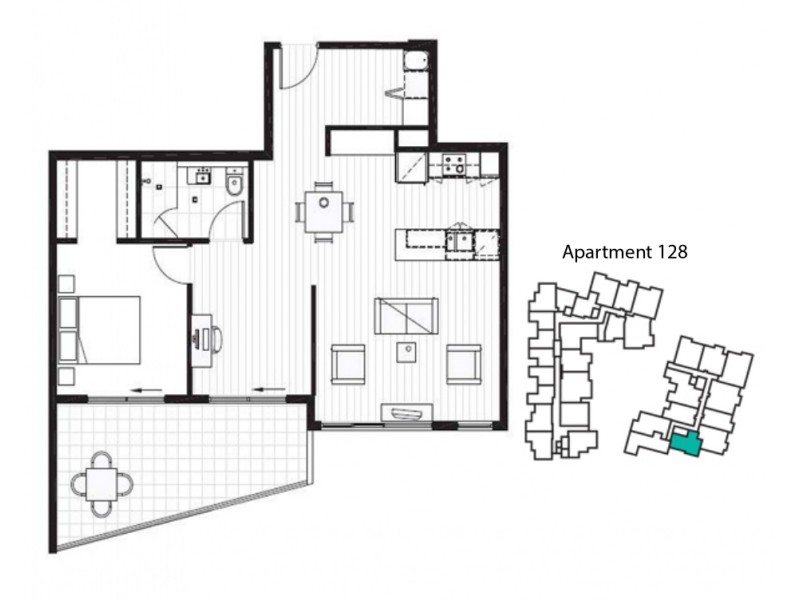 Unit 124 The Langdon 180-192 Caroline Chisholm Drive, Winston Hills NSW 2153 Floorplan