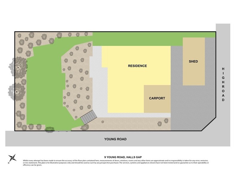 9 Young Road, Halls Gap VIC 3381 Floorplan