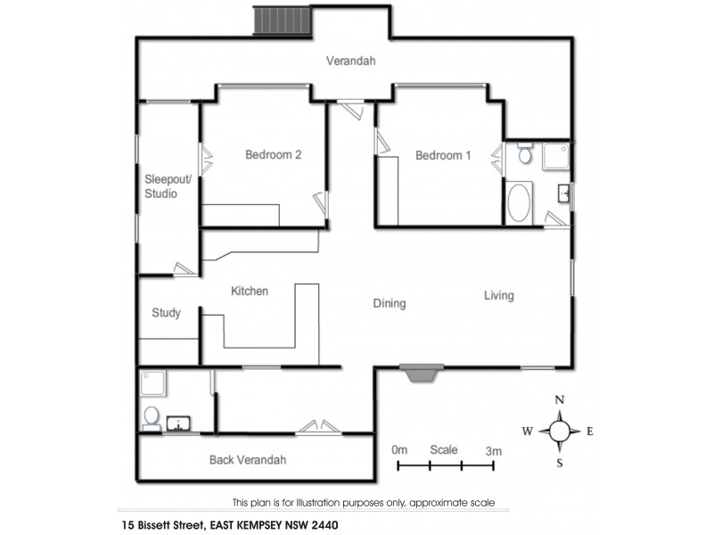 15 Bissett Street, East Kempsey NSW 2440 Floorplan