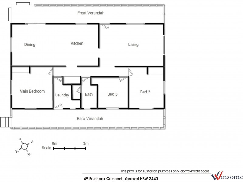 49 Brushbox Crescent, Yarravel NSW 2440 Floorplan