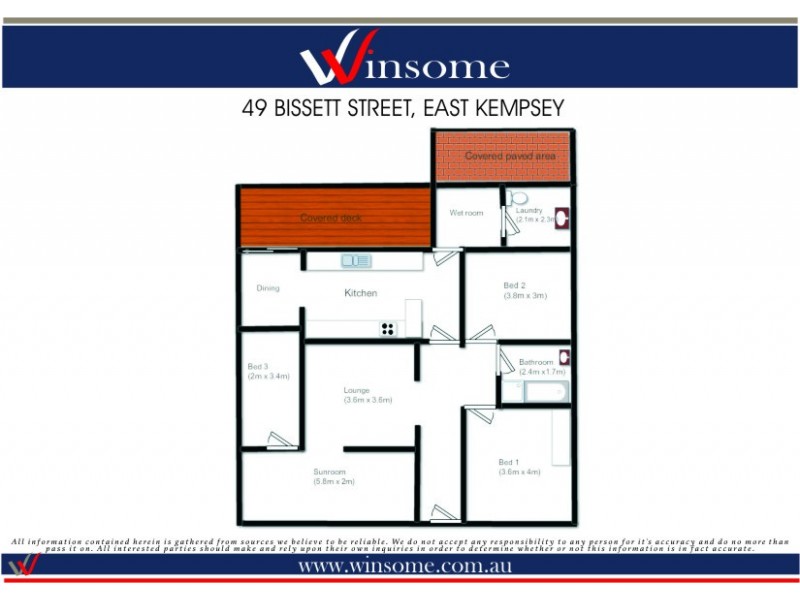 49 Bissett Street, East Kempsey NSW 2440 Floorplan