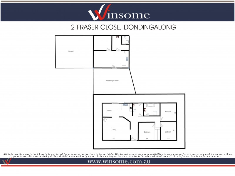 2 Fraser Close, Dondingalong NSW 2440 Floorplan