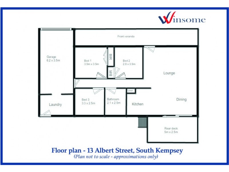 13 Albert Street, South Kempsey NSW 2440 Floorplan
