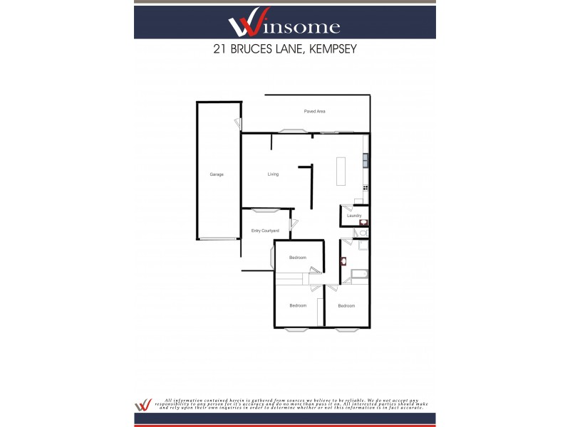 21 Bruces Lane, South Kempsey NSW 2440 Floorplan