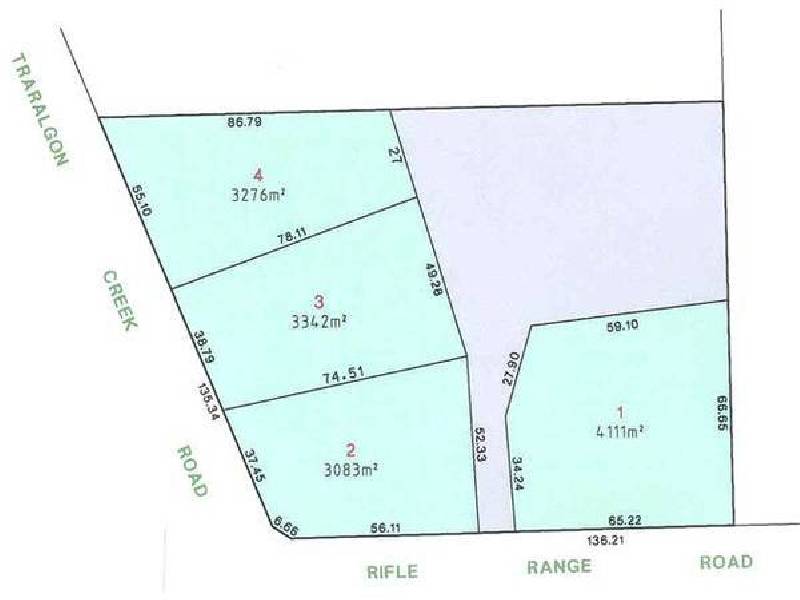 1,2,3 & 4 RIFLE RANGE ROAD, Traralgon South VIC 3844