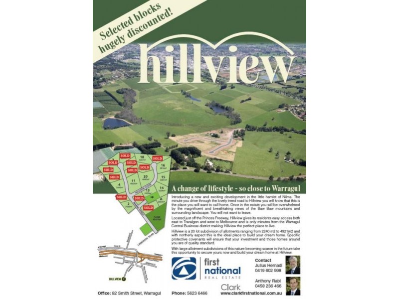 Hillview Estate, Nilma VIC 3821