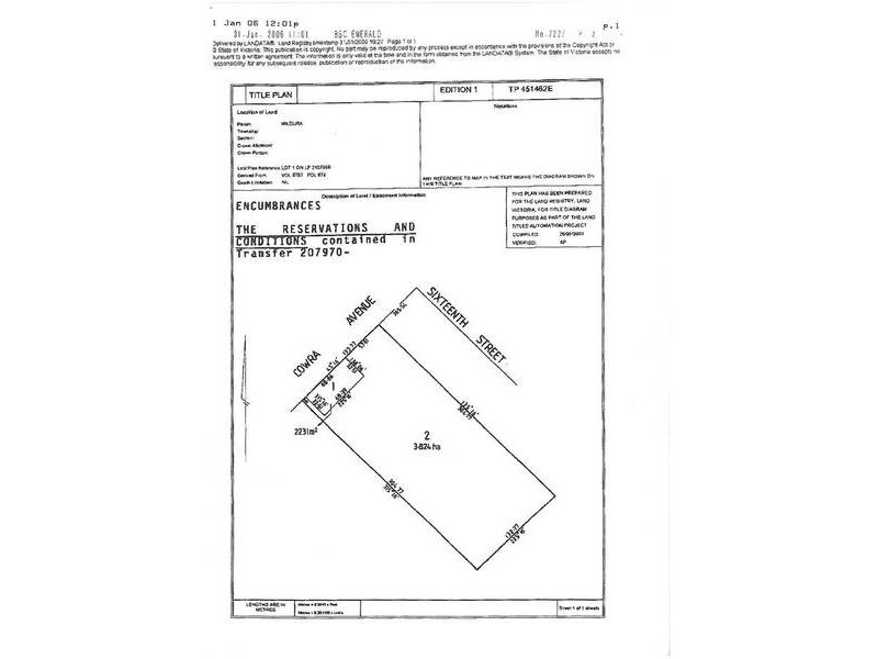 Lot 1 Cowra Ave (over 16th Street), Irymple VIC 3498