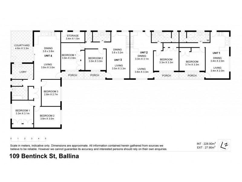 109 + 111 Bentinck Street, Ballina NSW 2478 Floorplan