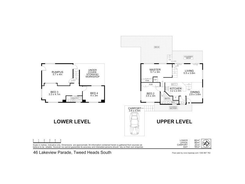 46 Lakeview Parade, Tweed Heads South NSW 2486 Floorplan
