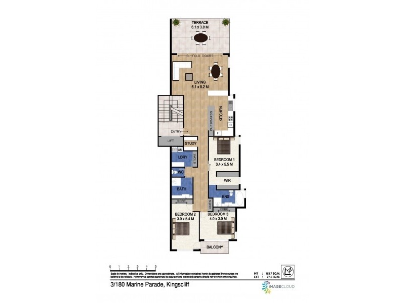 3/180 Marine Parade, Kingscliff NSW 2487 Floorplan