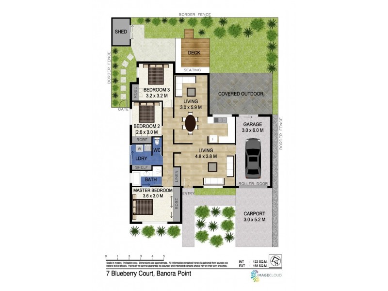 7 Blueberry Ct, Banora Point NSW 2486 Floorplan