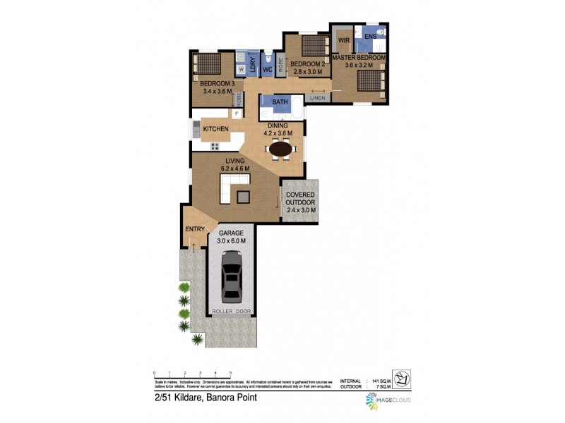 2/51 Kildare Drive, Banora Point NSW 2486 Floorplan