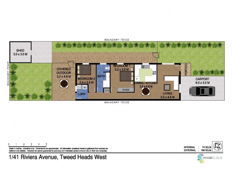 1/41 Riviera Ave, Tweed Heads West NSW 2485 Floorplan