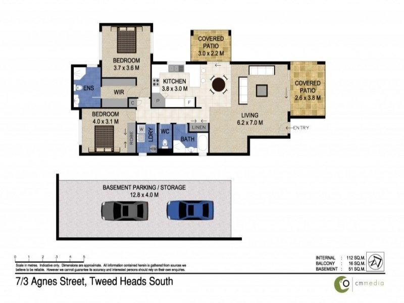 7/3 Agnes Street, Tweed Heads South NSW 2486