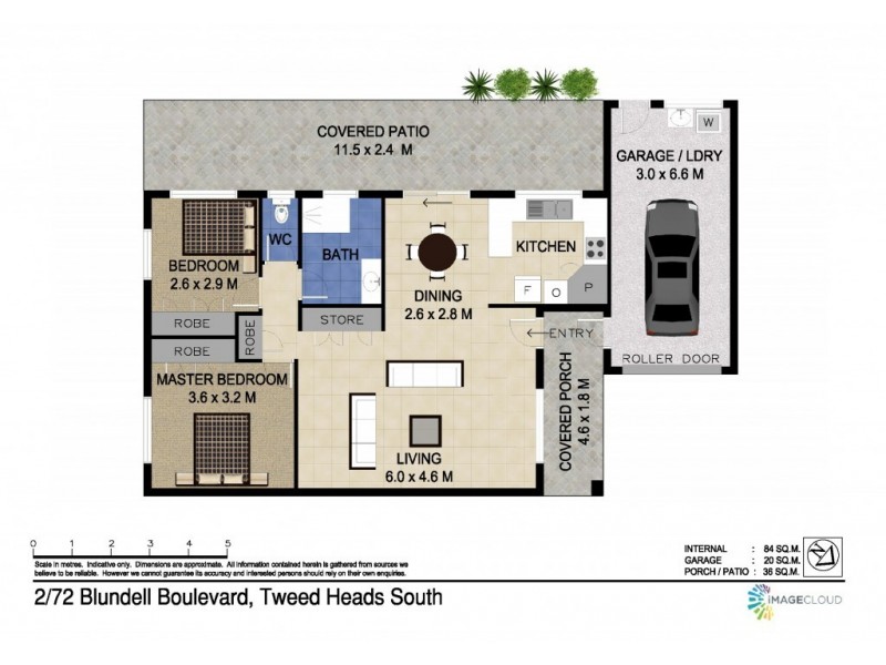 2/72 Blundell Blvd, Tweed Heads South NSW 2486 Floorplan