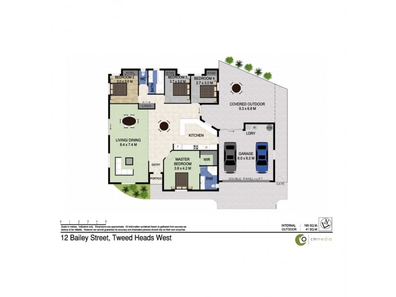 12 Bailey Street, Tweed Heads West NSW 2485 Floorplan