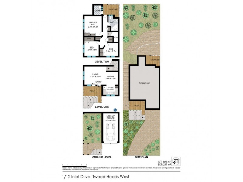 1/12 Inlet Drive, Tweed Heads West NSW 2485 Floorplan