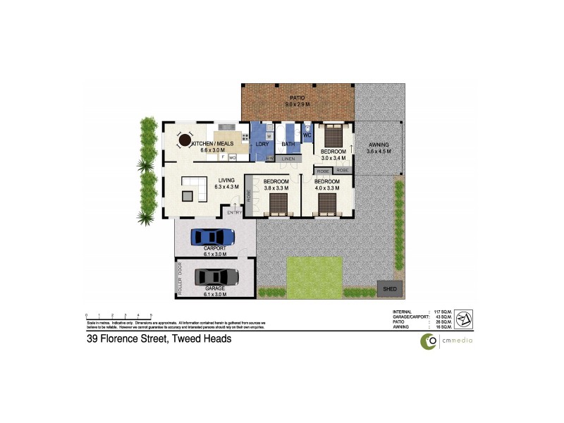 2/10 Ivory Crescent, Tweed Heads NSW 2485 Floorplan
