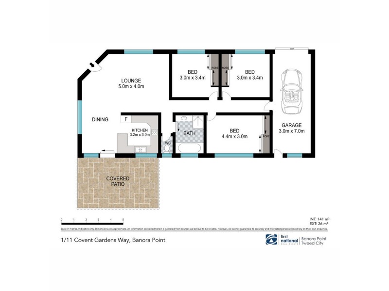 1/11 Covent Gardens Way, Banora Point NSW 2486 Floorplan