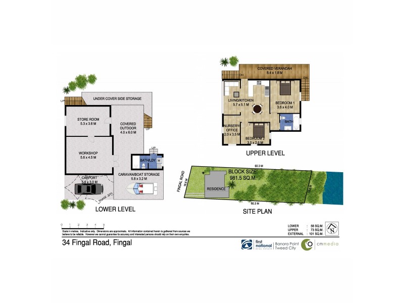 34 Fingal Road, Fingal Head NSW 2487 Floorplan