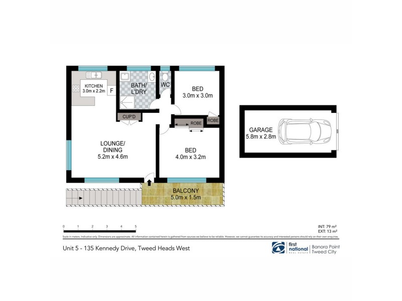 5/135 Kennedy Drive, Tweed Heads West NSW 2485 Floorplan