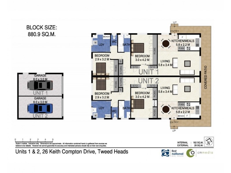 2/26 Keith Compton Drive, Tweed Heads NSW 2485 Floorplan