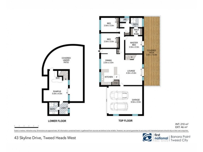 43 Skyline Drive, Tweed Heads West NSW 2485 Floorplan