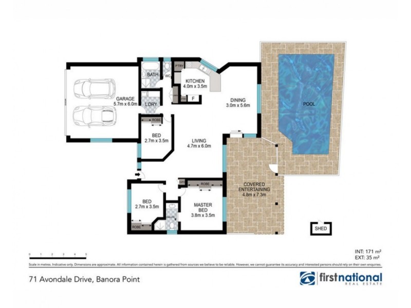 71 Avondale Drive, Banora Point NSW 2486 Floorplan