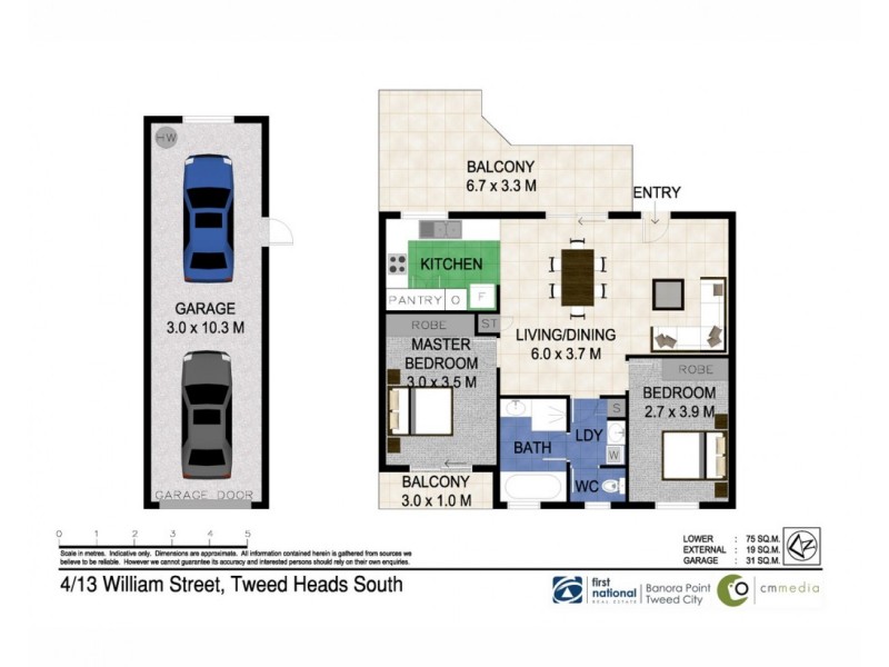 4/13 William Street, Tweed Heads South NSW 2486 Floorplan