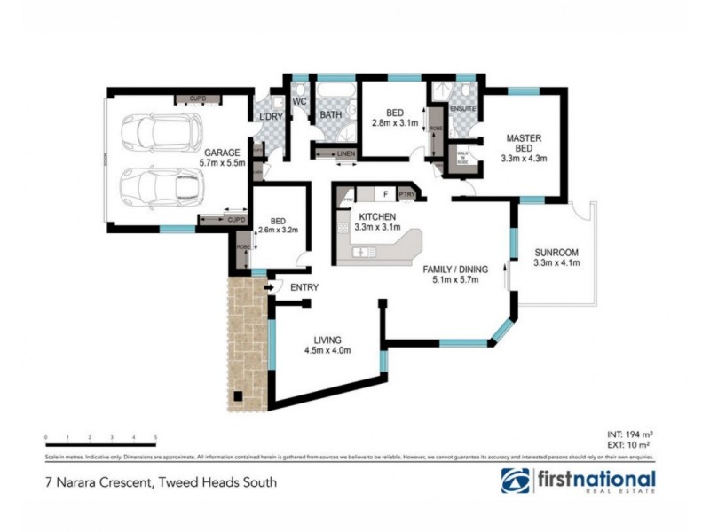 7 Narara Crescent, Banora Point NSW 2486 Floorplan