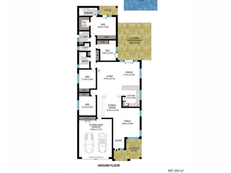 222/2 Falcon Way, Tweed Heads South NSW 2486 Floorplan