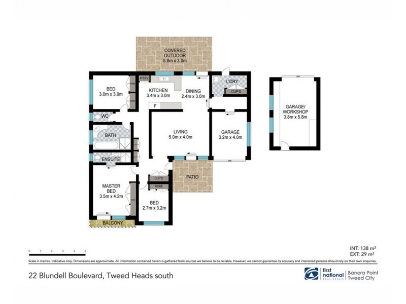22 Blundell Boulevard, Tweed Heads South NSW 2486 Floorplan