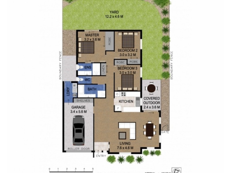 22/2 Rosella Close, Tweed Heads South NSW 2486 Floorplan