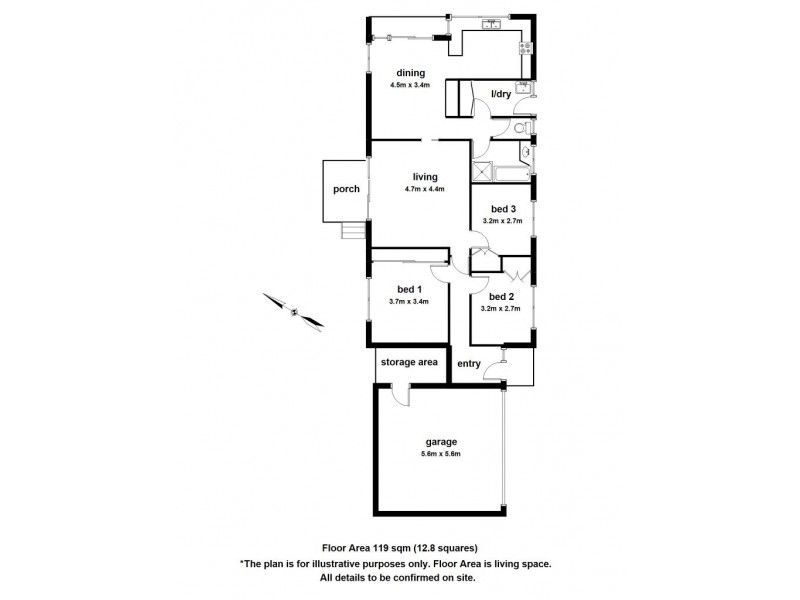 8/8 Prince Street, Healesville VIC 3777 Floorplan