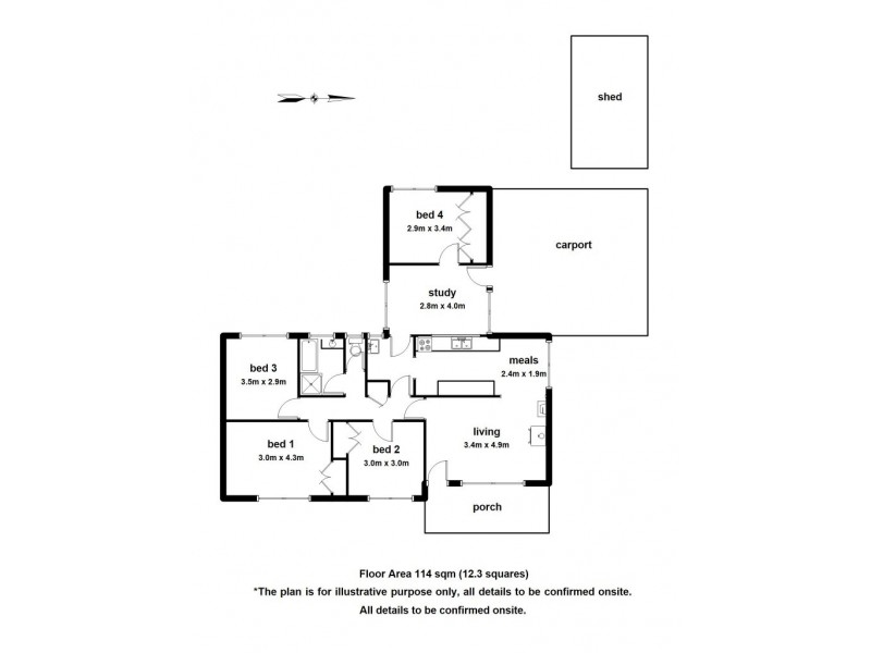 5 Centre Grove, Healesville VIC 3777 Floorplan