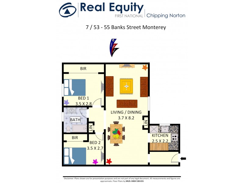 7/53 Banks Street, Monterey NSW 2217 Floorplan