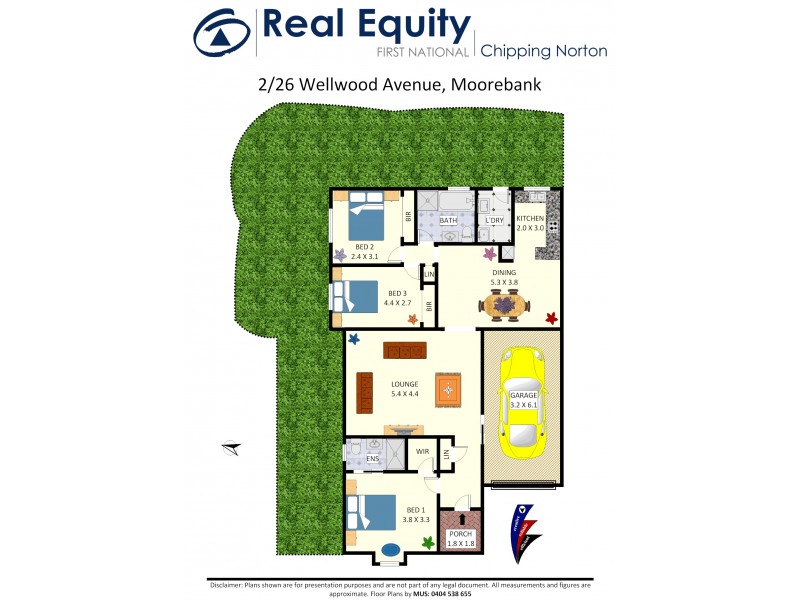 2/26 Wellwood Avenue, Moorebank NSW 2170 Floorplan