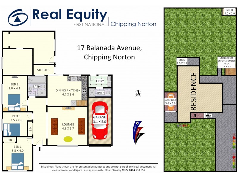 17 Balanada Avenue, Chipping Norton NSW 2170 Floorplan
