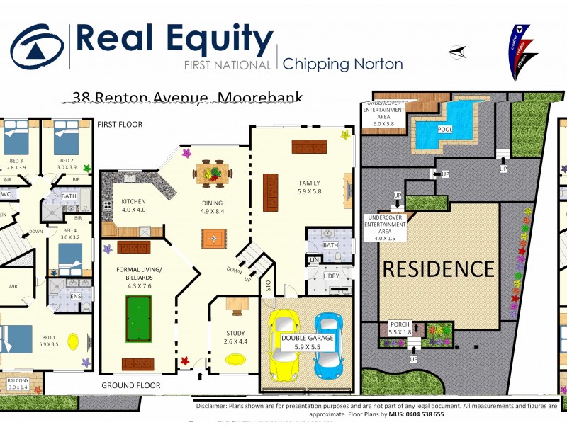 38 Renton Avenue, Moorebank NSW 2170 Floorplan