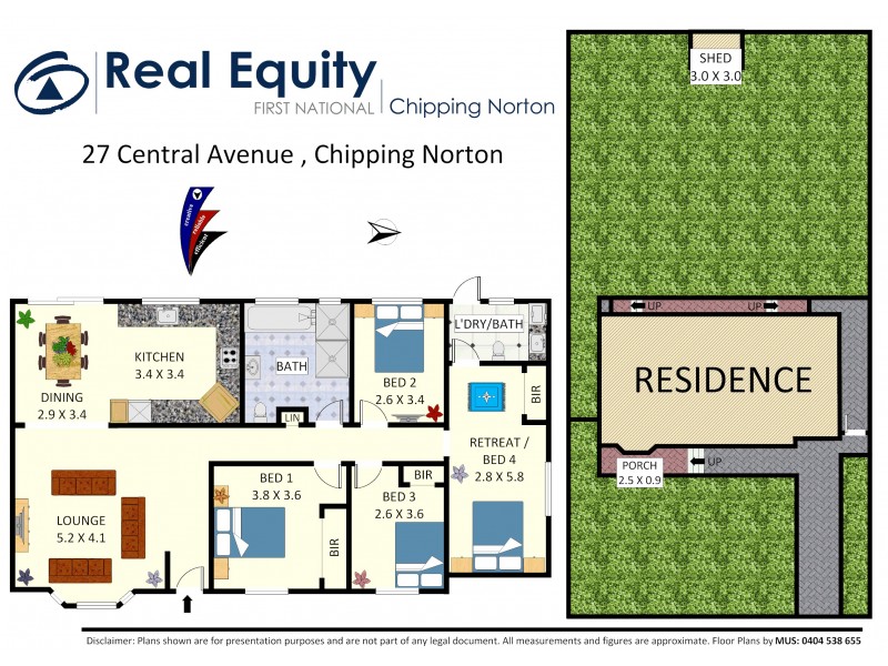27 Central Avenue, Chipping Norton NSW 2170 Floorplan
