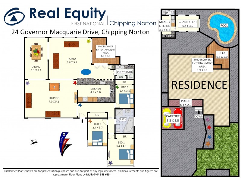 24 Governor Macquarie Drive, Chipping Norton NSW 2170 Floorplan
