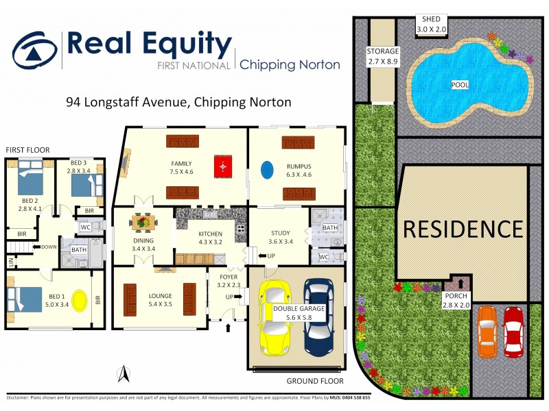 94 Longstaff Avenue, Chipping Norton NSW 2170 Floorplan
