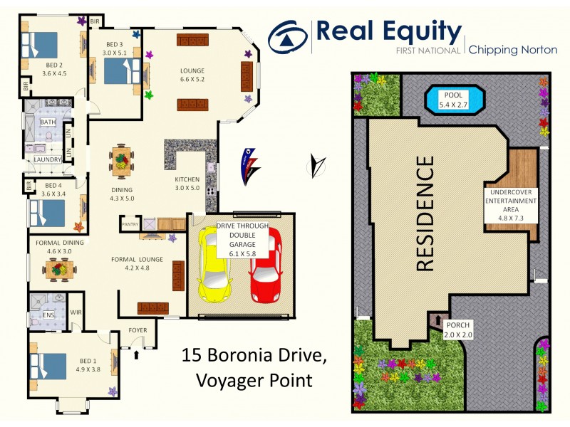 15 Boronia Drive, Voyager Point NSW 2172 Floorplan