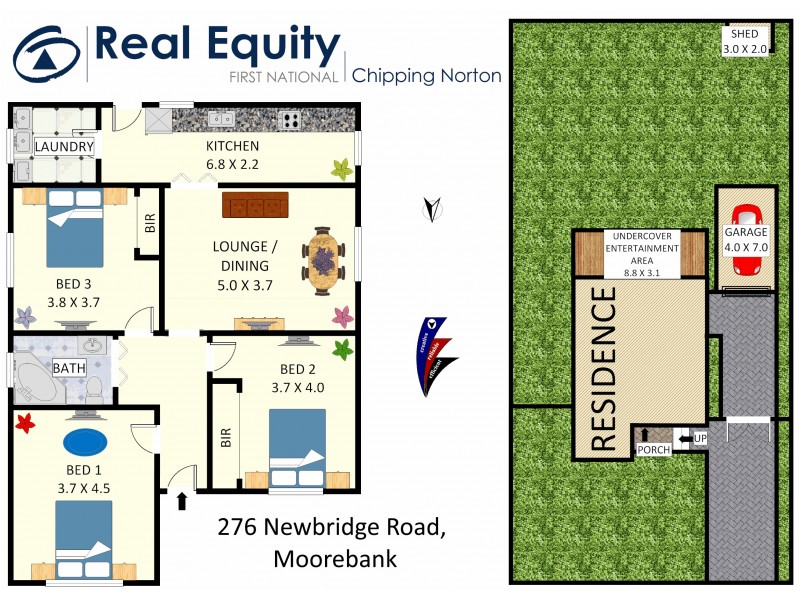 276 Newbridge Road, Moorebank NSW 2170 Floorplan