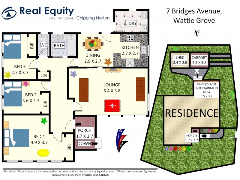 7 Bridges Avenue, Wattle Grove NSW 2173 Floorplan