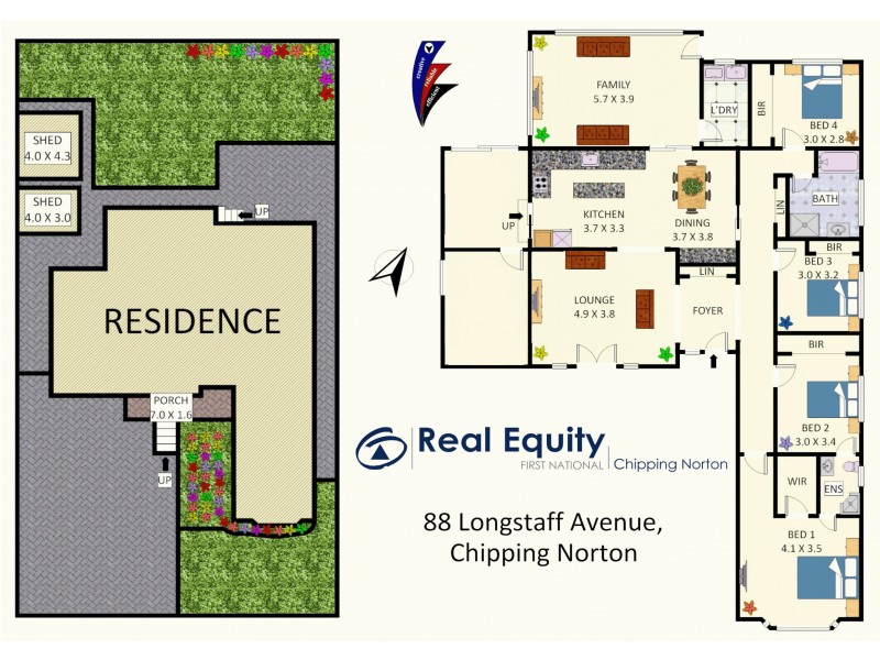 88 Longstaff Avenue, Chipping Norton NSW 2170 Floorplan