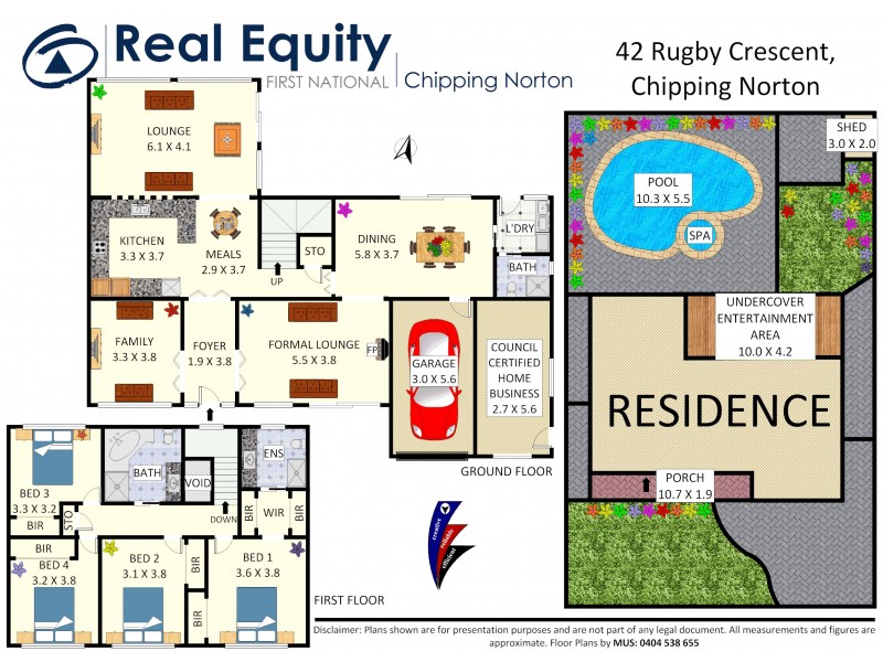42 Rugby Crescent, Chipping Norton NSW 2170 Floorplan
