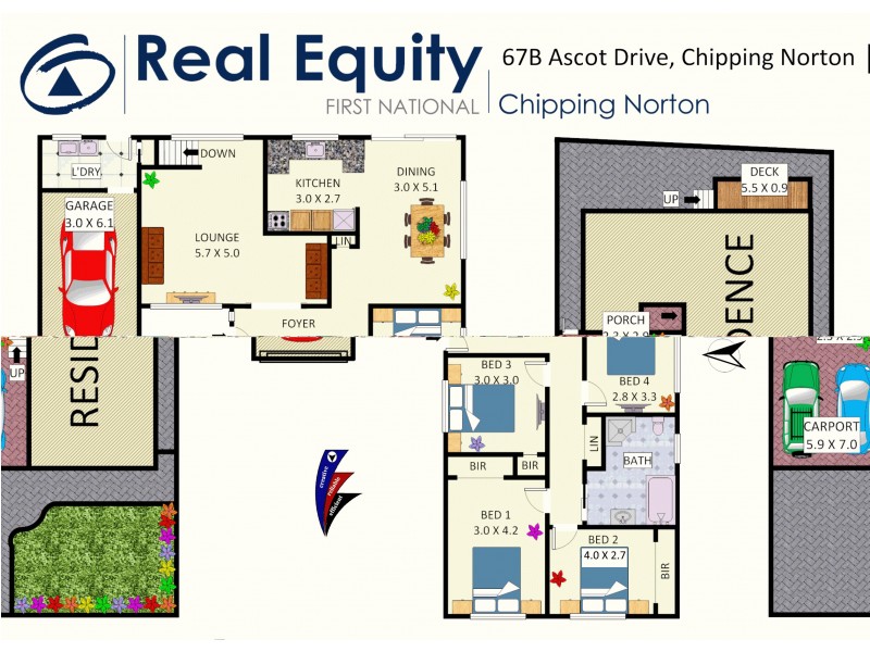 67b Ascot Drive, Chipping Norton NSW 2170 Floorplan