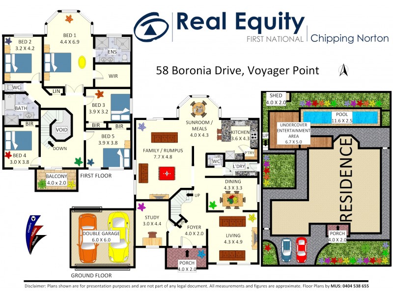 58 Boronia Drive, Voyager Point NSW 2172 Floorplan
