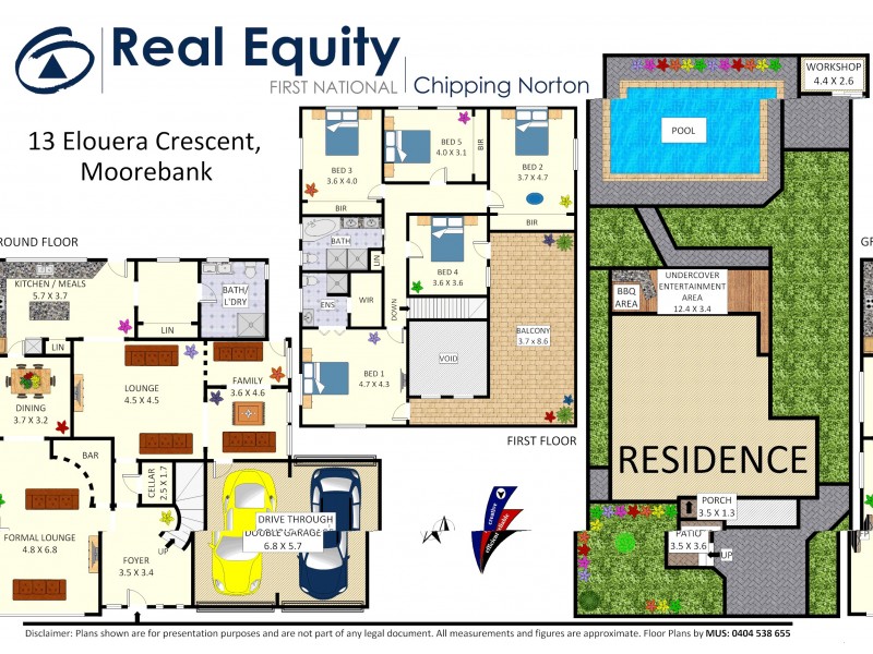 13 Elouera Crescent, Moorebank NSW 2170 Floorplan